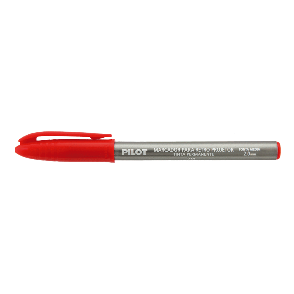 Pincel Retro Projetor Vermelho 2.0 Pilot