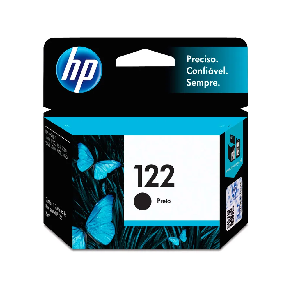 Cartucho Original Hp122 Ch561 2ml Preto Hp