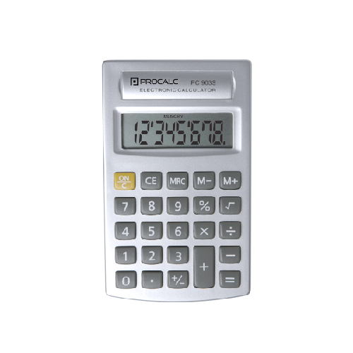 Calculadora De Bolso 8 Dígitos PC903S Procalc 