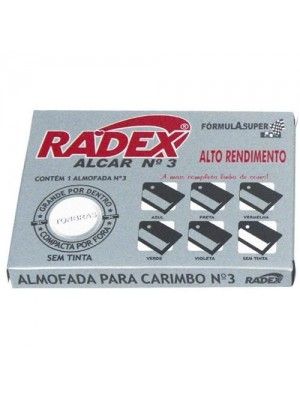 Almofada N. 3 Com Tinta Preta Radex 