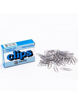 Clips Galvanizado N. 2 C/ 100 Unidades Bacchi