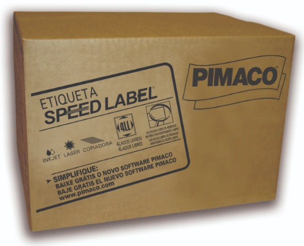 Etiqueta Inkjet/Laser Speed Label SLA41062 C/ 16000 Pimaco 