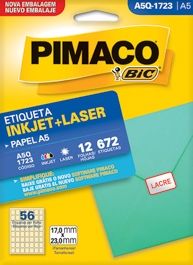 Etiqueta Inkjet/Laser A5Q1723 C/ 672 Pimaco 