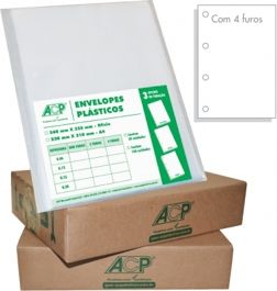 Envelope Plástico Com 100 A4 4f 0,12 Acp
