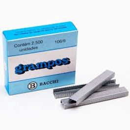 Grampo 106/6 Galv Cx C/2500 Bacchi