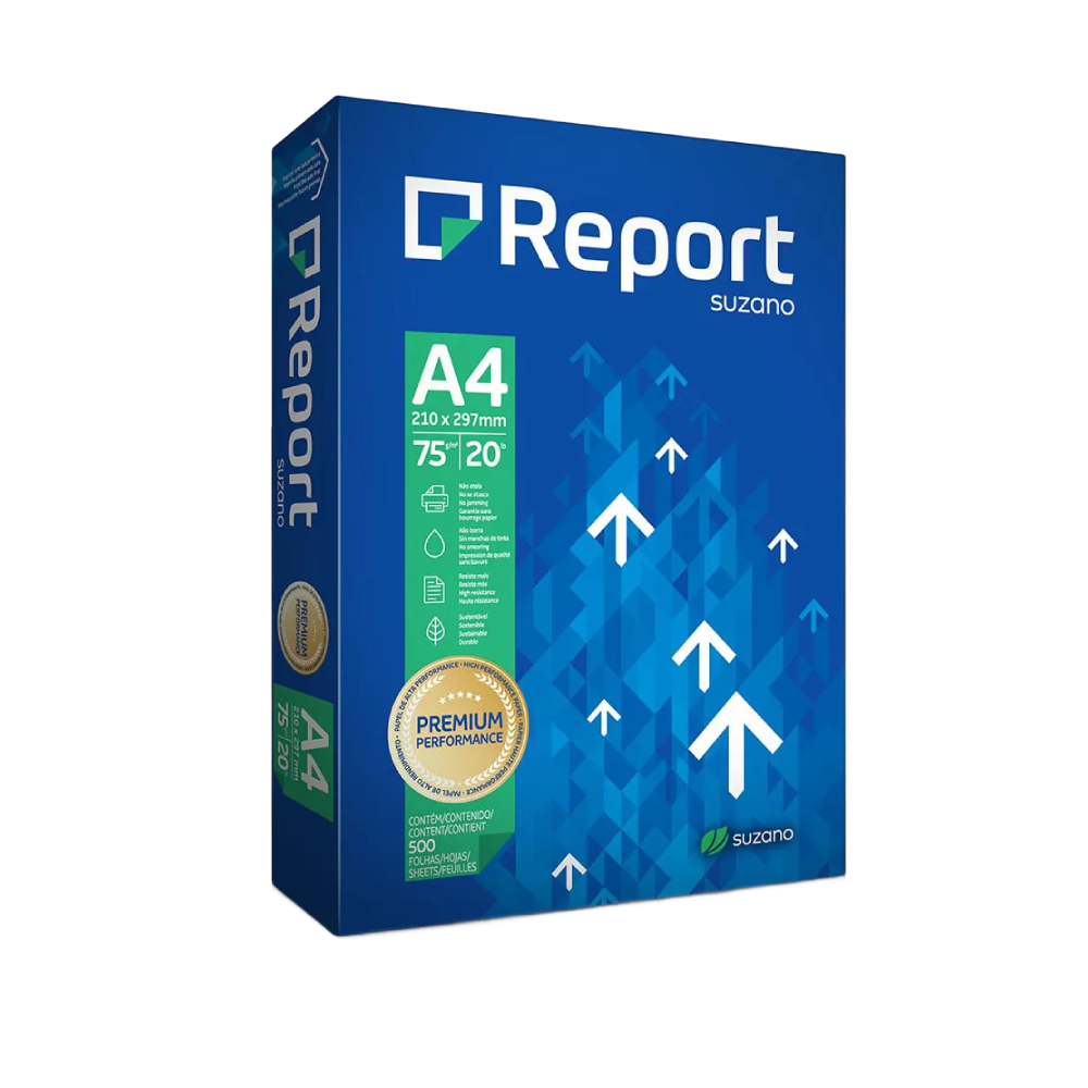 Papel Sulfite Report Premium A4 75g 210mm X 297mm - 500 Folhas