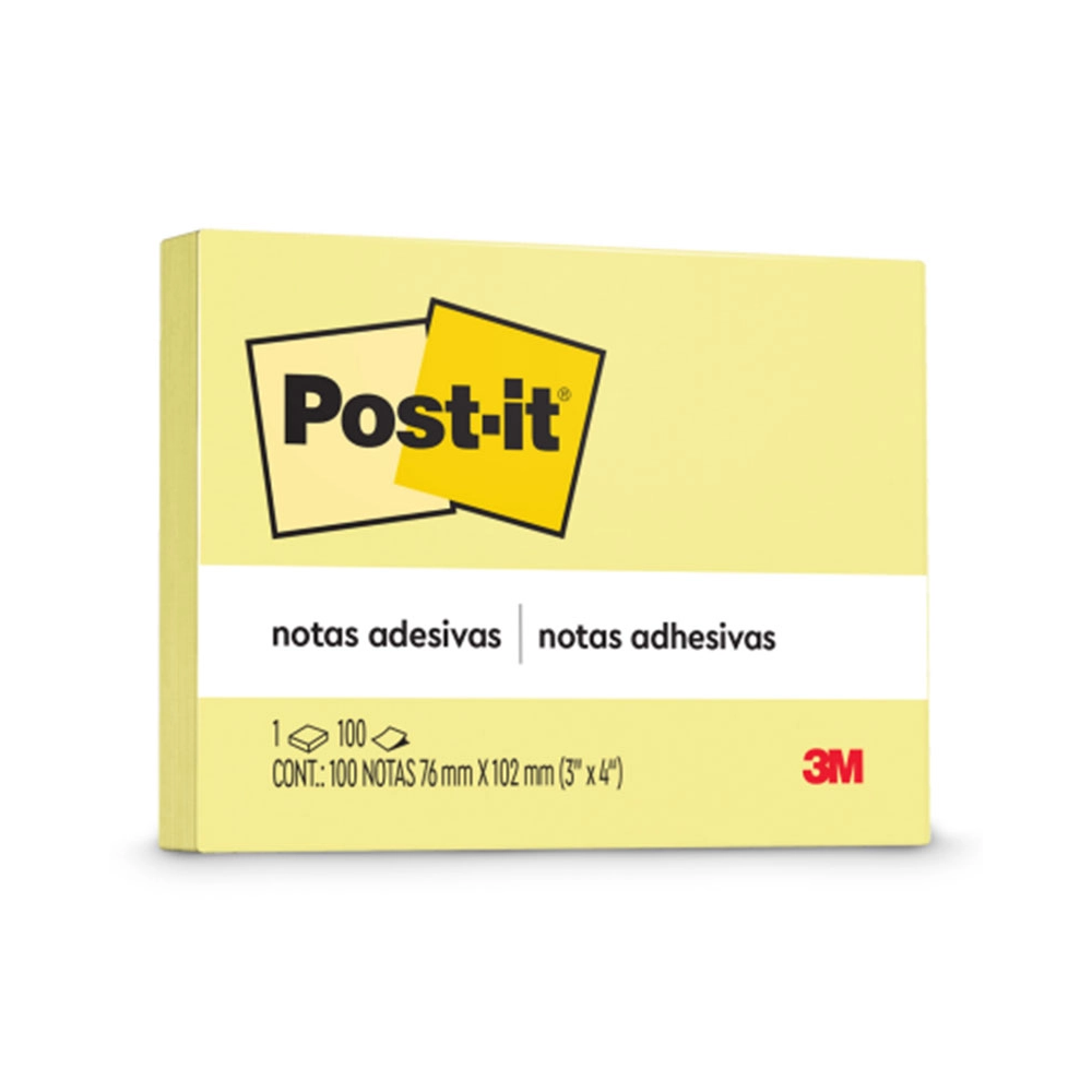 Post It 657 Amarelo 76x102 3m