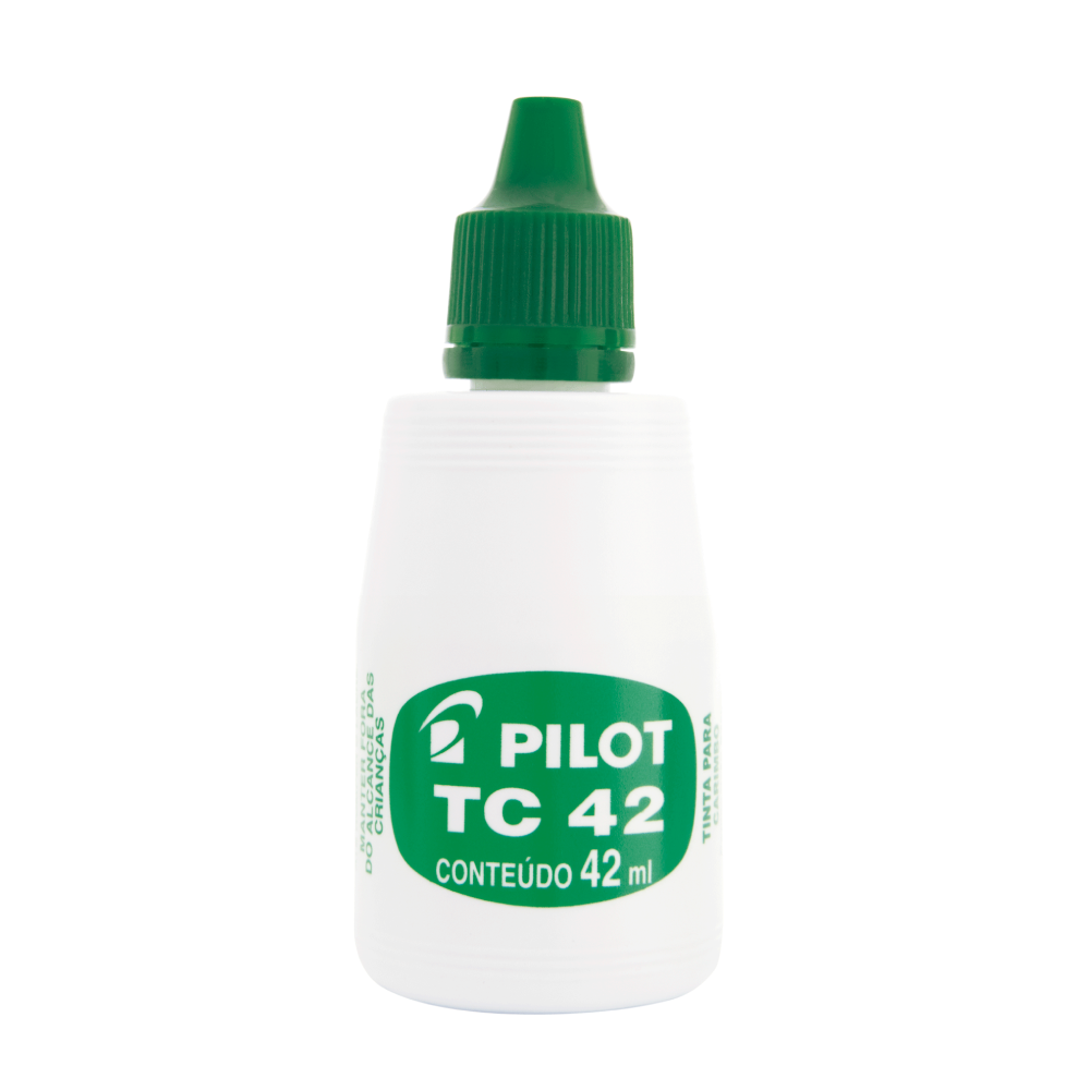 Tinta Carimbo Borracha Tc-42ml Verde Pilot