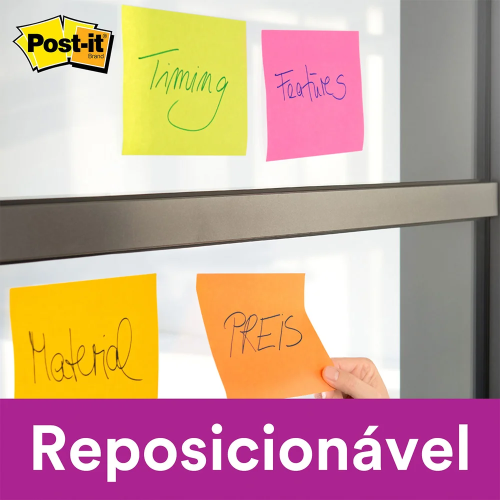 Refil Porta Notas Pop-up Céu Azul R330 - 90 Folhas Post-it 3m - 1 Bloco