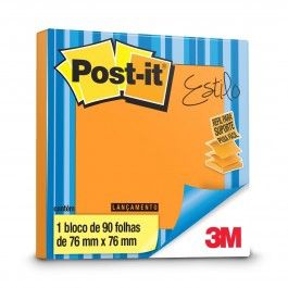 Refil P/ Porta Notas Pop-Up Laranja R330 C/ 90 Folhas Post-It 3M 