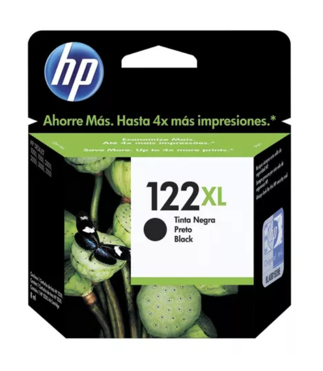 Cartucho Orig. Hp122xl Ch563 8,5ml Preto