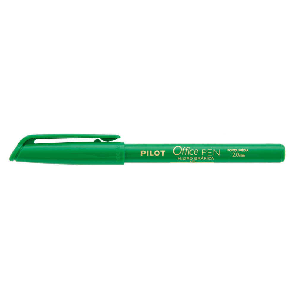 Caneta Hidrográfica Office Pen Verde 2.0 Pilot