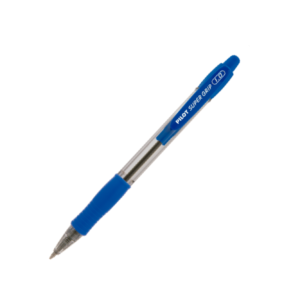 Caneta Esferográfica Azul Super Grip 1.0 Pilot