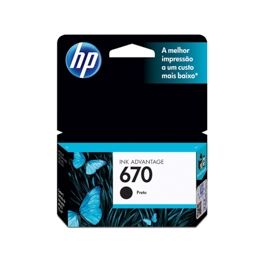 Cartucho Orig. Hp670 Cz113ab 7,5ml Preto