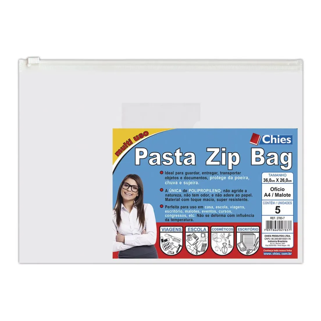 Pasta Zip Bag 26cm X 36cm 2783 Hemon Chies 