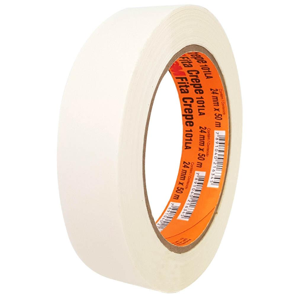 Fita Crepe 3m 24mm X 50m 101la - 1 Rolo