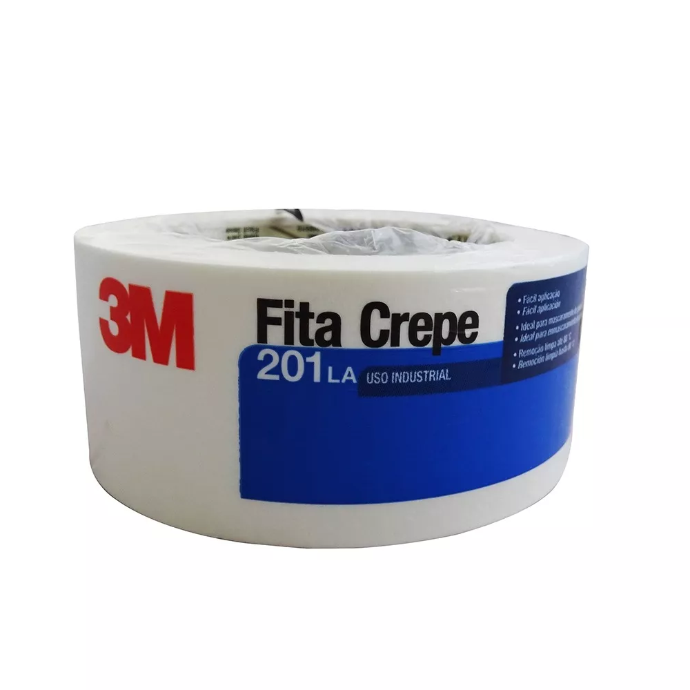 Fita Crepe 3m 48mm X 50m 201la - 1 Rolo