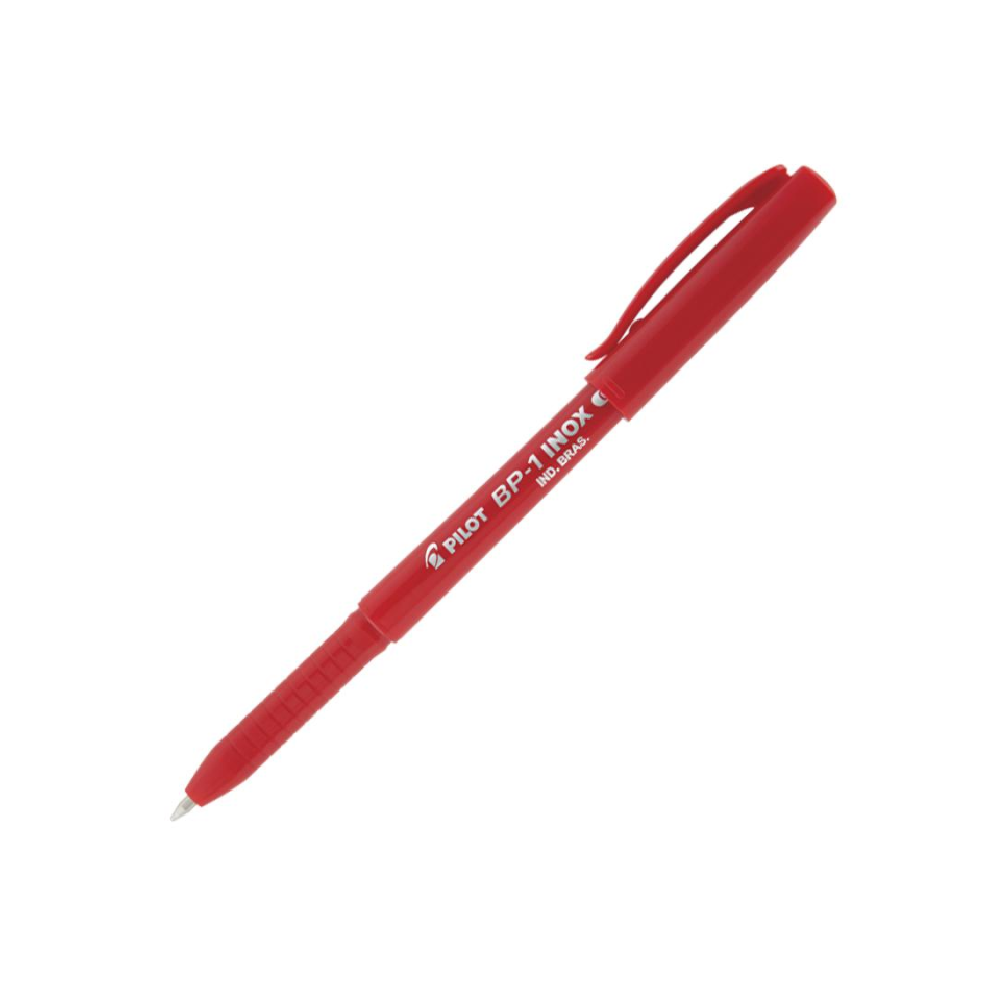 Caneta Esf Bp-1 Inox 0,7 Vermelha Pilot