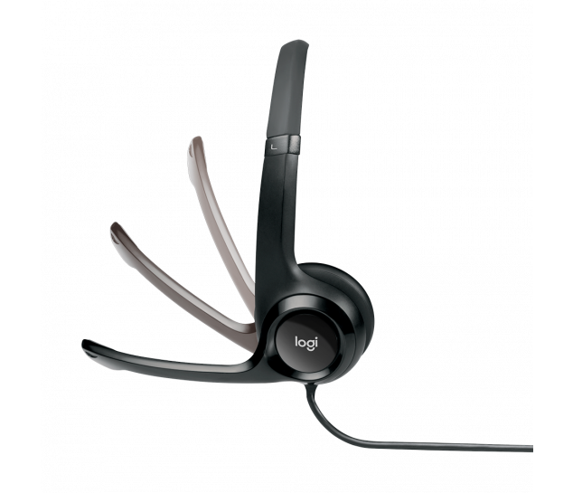 Fone Headset Com Fio USB H390 Preto Logitech 