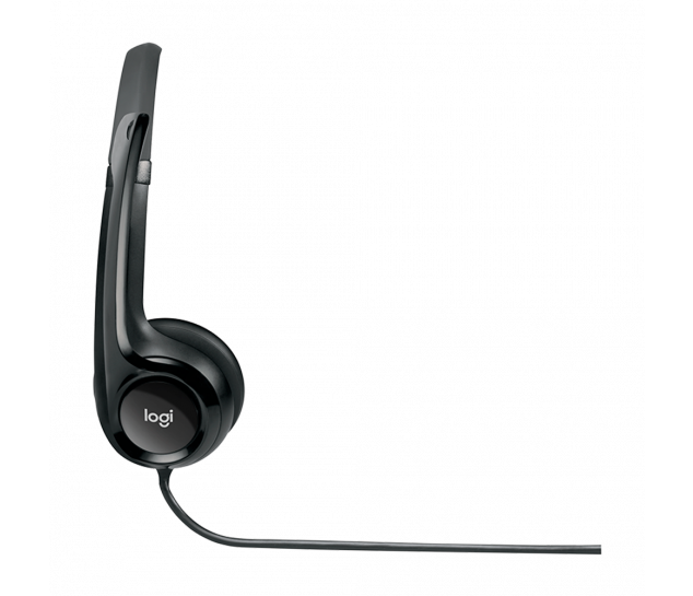 Fone Headset Com Fio USB H390 Preto Logitech 