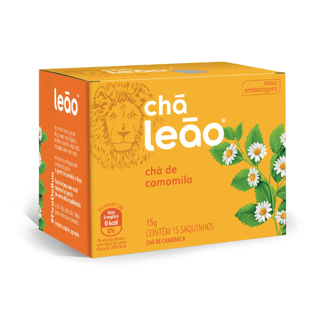 Chá Mate Leão Premium Camomila C/ 15 Sachês 15g