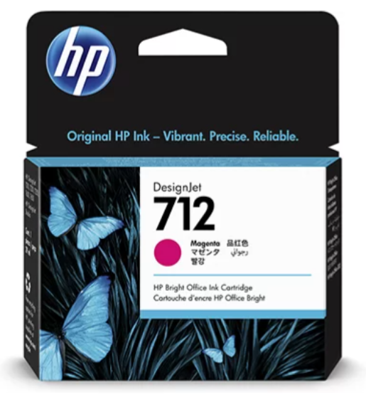 Cartucho Original Hp712 3ed68a Magenta Hp