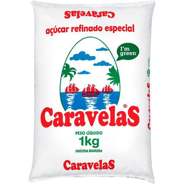 Açúcar Refinado 1kg Caravelas 