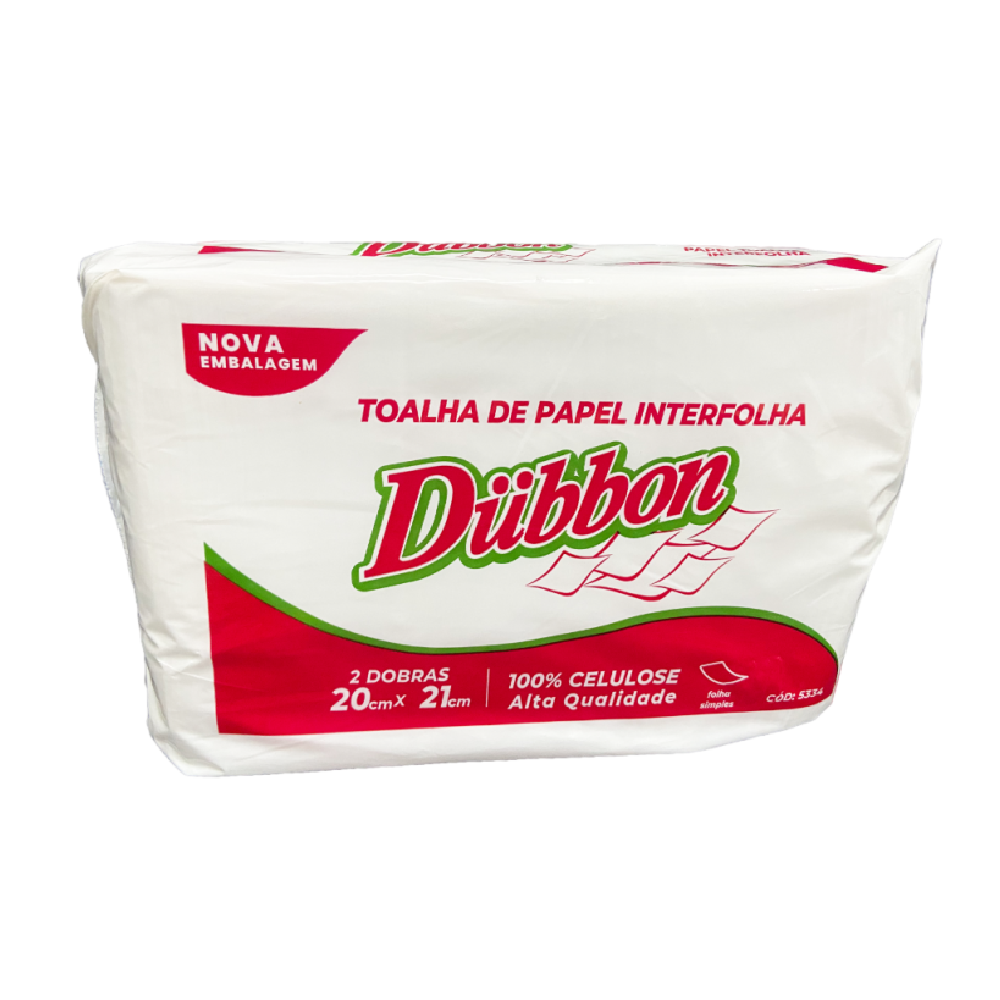 Papel Toalha Interfolha 20cm X 21cm Dubbon