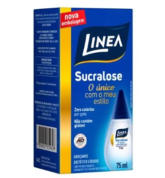 Adoçante Líquido Sucralose 75ml Linea 