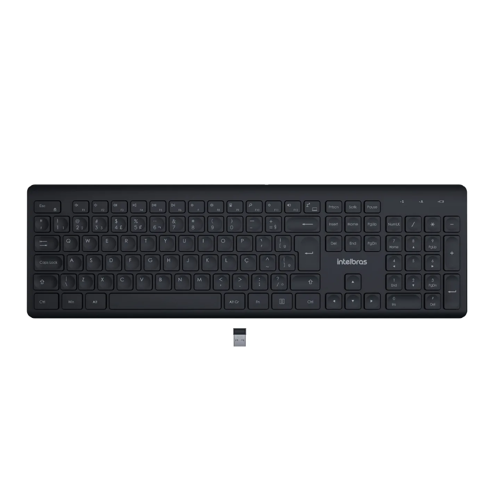 Teclado Intelbras Tsi 50 Sem Fio Usb Preto - Wireless