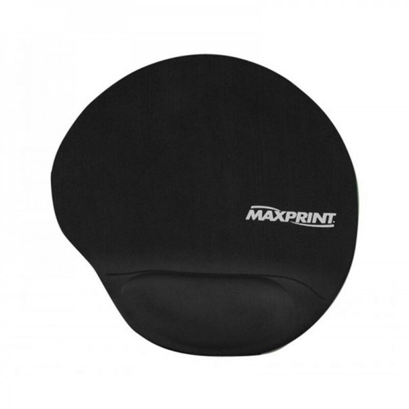 Mouse Pad C/ Apoio Para Punho Em Gel Preto 604484 Maxprint 