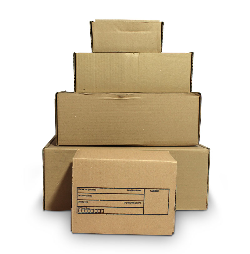 Caixa De Papelão Para Correios N°01 180x135x90 C/ 25 Jussara