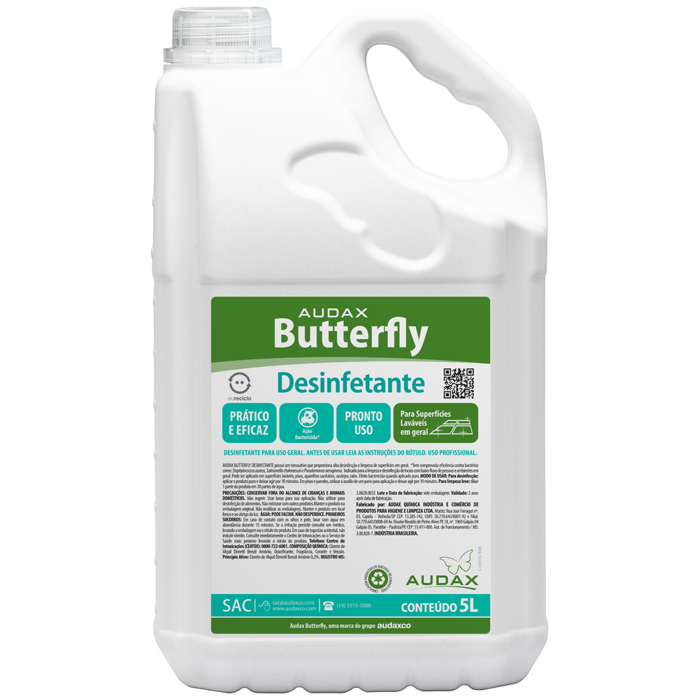 Desinfetante Eucalipto 5l Butterfly Audax