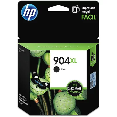 Cartucho Original Hp904xl T6m16ab Preto Hp