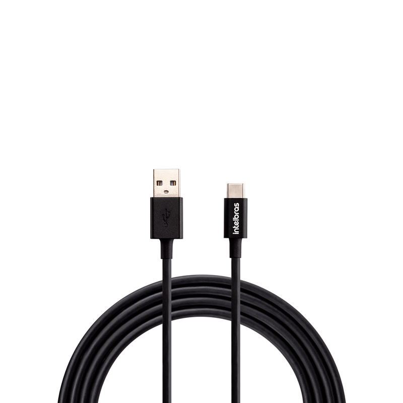 Cabo USB/USB-C PVC Preto 12PP Intelbras 