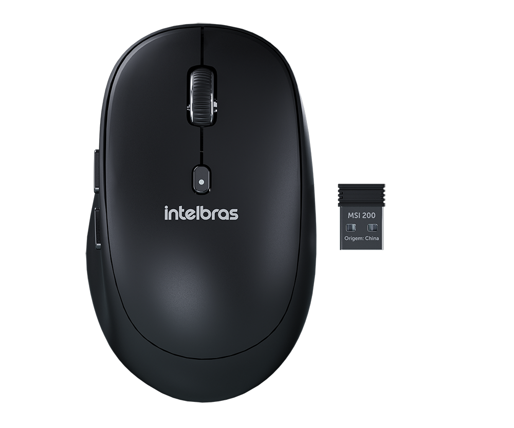 Mouse S/ Fio USB MSI 200 Preto Intelbras 