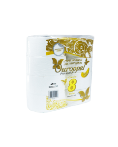 Papel Higiênico Rolão Premium 9cm X 300m C/ 8 Ouroppel