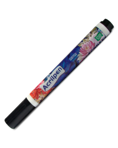Caneta P/ Tecido 520 Preto Acrilpen Acrilex