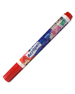 Caneta P/ Tecido 507 Vermelho Fogo Acrilpen Acrilex