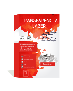 Transparência Laser 210x297 S/t C/50fls Mares