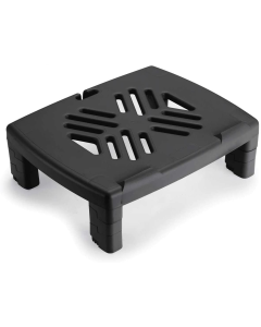 Suporte P/monitor/notebook 4 Níveis 5,3cm (a) X 27,3cm (l) X 33,5cm (c) Preto Waleu