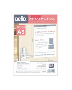 Quadro De Aviso A5 Multiuso Pp 0535.H Cristal Dello