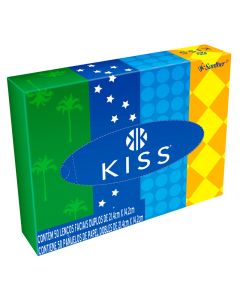 Lenço De Papel C/ 50 Folhas Kiss