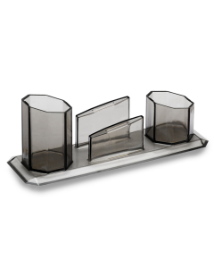 Organizador De Mesa Porta Trio Fumê 444 Waleu