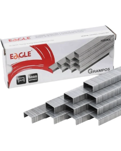 Grampo Galvanizado 26/6 C/ 5000 Unidades Eagle