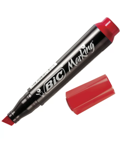 Pincel Marcador Permanente Vermelho Bic