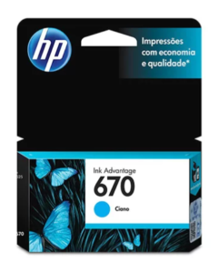 Cartucho Original Hp670 Cz114ab Ciano Hp