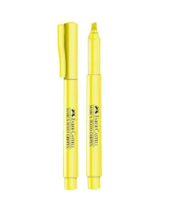 Pincel Marca Texto Amarelo Grifpen Faber