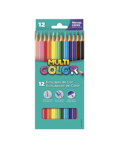 Lápis De Cor 12 Cores Multicolor 11200N Faber 