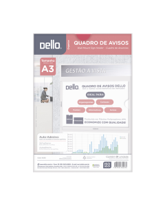 Quadro De Aviso A3 Multiuso Pp 0533.h Cristal Dello